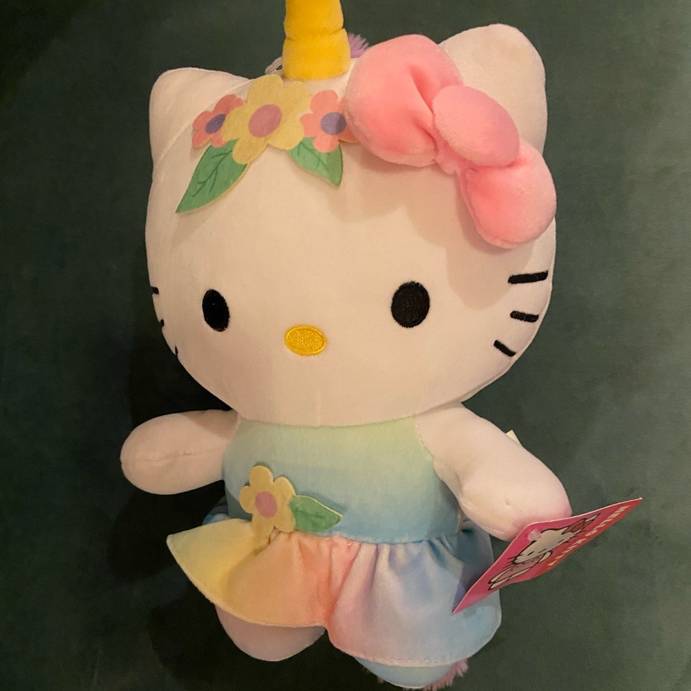Hello kitty unicorn plushie